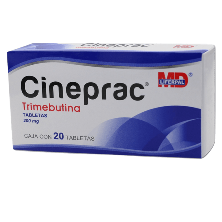 Cineprac Trimebutina 200 Mg 20 Tabletas