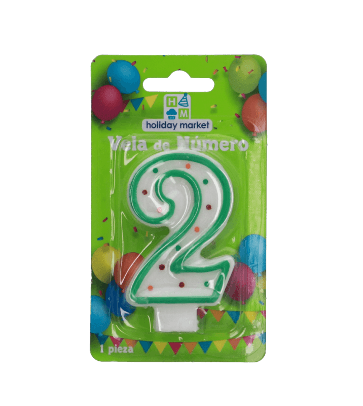 Vela Para Pastel Número 2