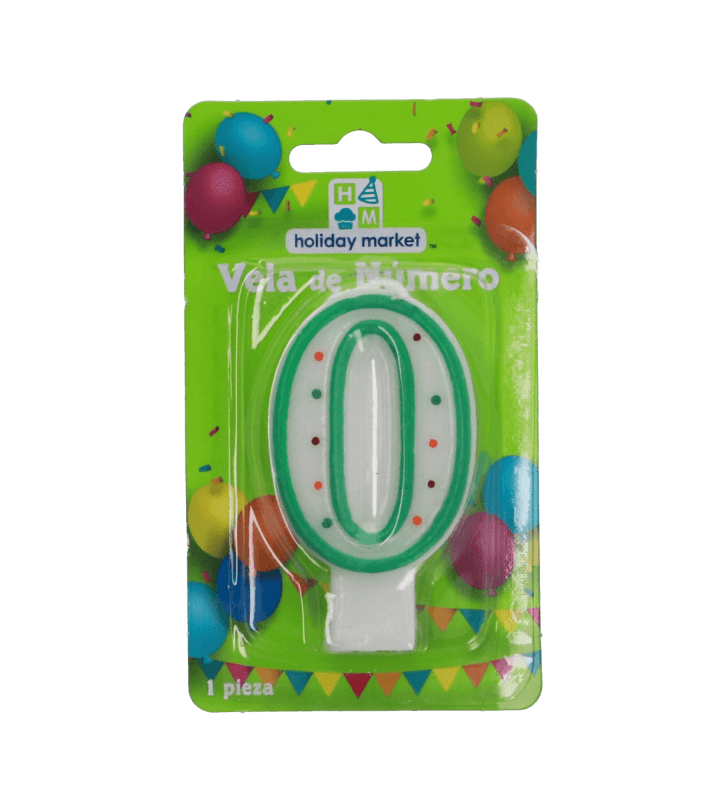 Vela Para Pastel Número 0