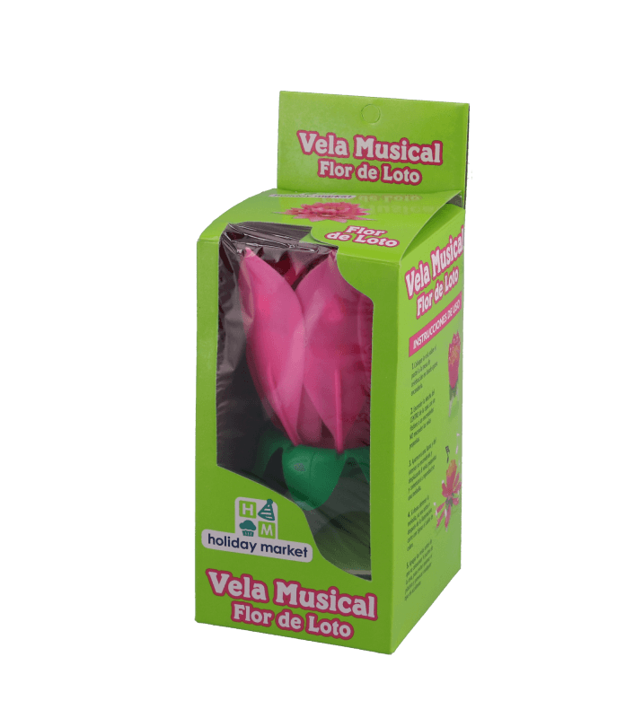 Vela De Flor Musical Para Pastel