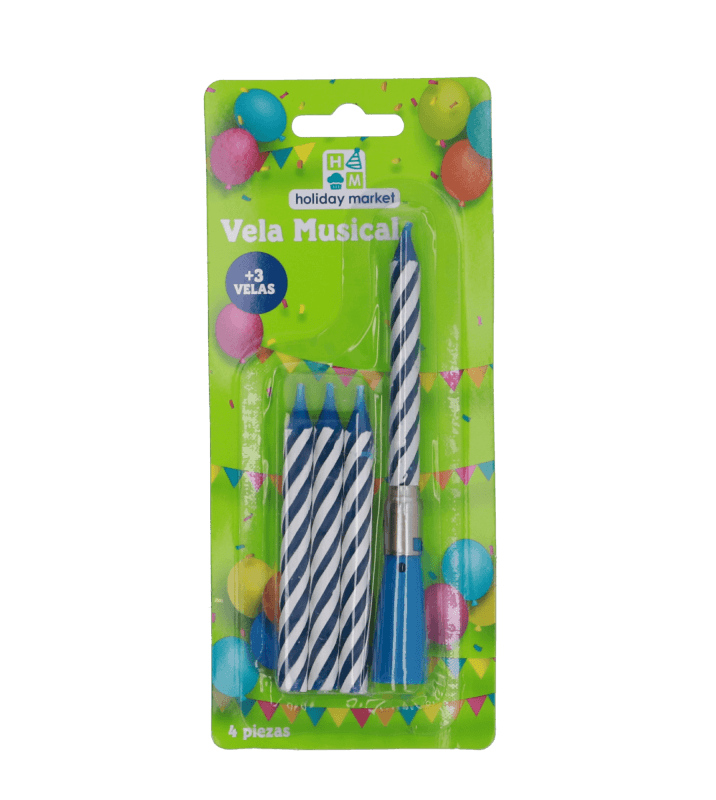 Velas Musicales Para Pastel Con 4 Pz
