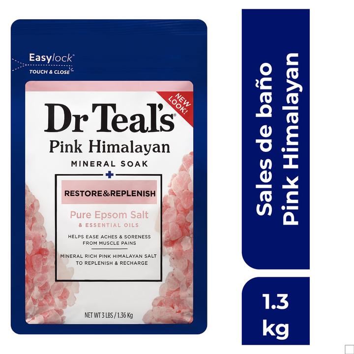 Sales De Epsom Dr. Teal'S Sal Rosa Del Himalaya Restaurador Y Reponedor 1.3 Kg