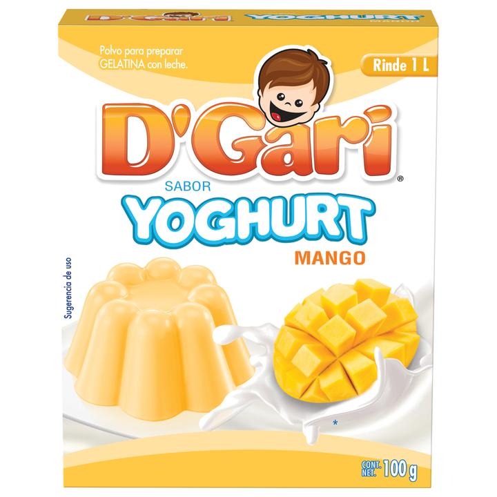 D'Gari Gelatina Yogurt Mango 100 G