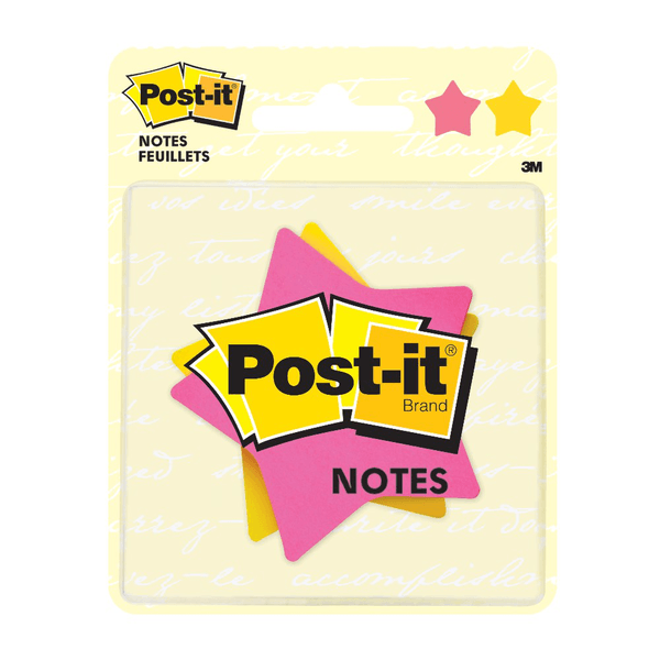 Notas Adhesivas Estrella 2 Pz