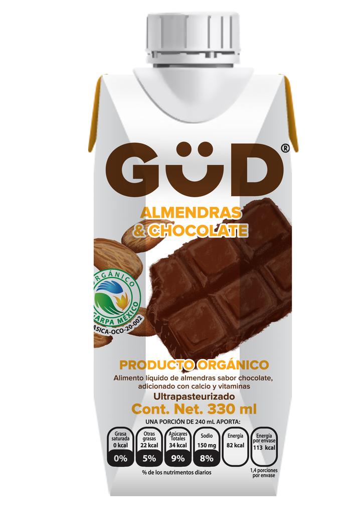 Alimento Almendra-Choco C/Proteina Org 330 Ml