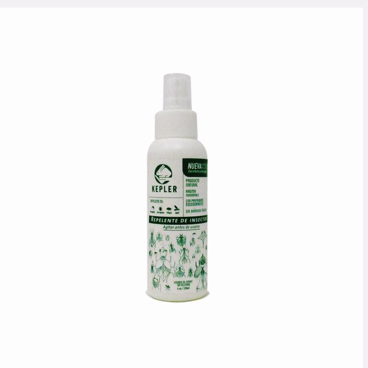 Repelente De Insectos Kepler Natural Menta Geraniol 120 Ml