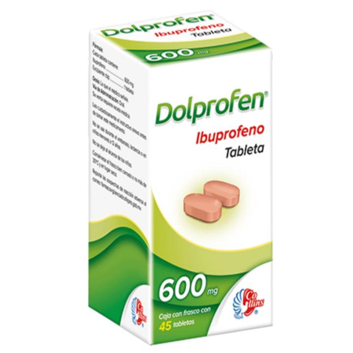 Dolprofen Ibuprofeno 600 Mg 45 Tabletas
