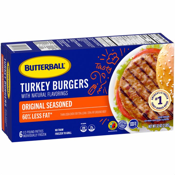 Butterball Hamburguesas De Pavo 908 G