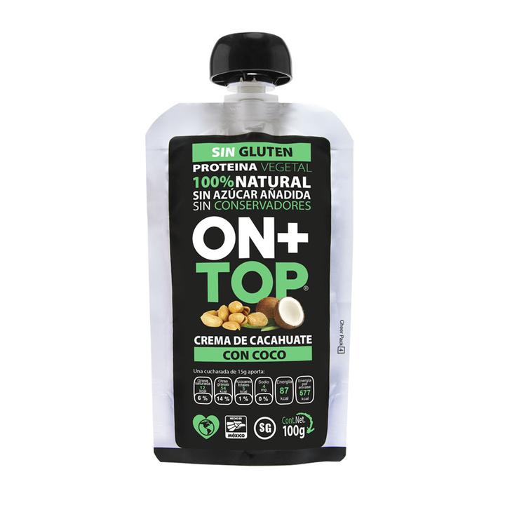 Ontop Pouch Crema De Cacahuate Con Coco 100 G