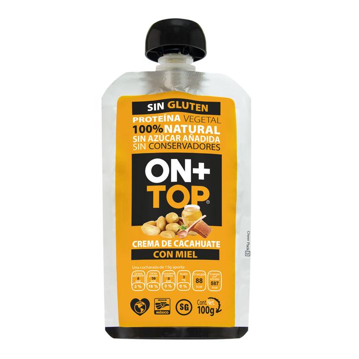 Ontop Pouch Crema De Cacahuate Con Miel 100 G