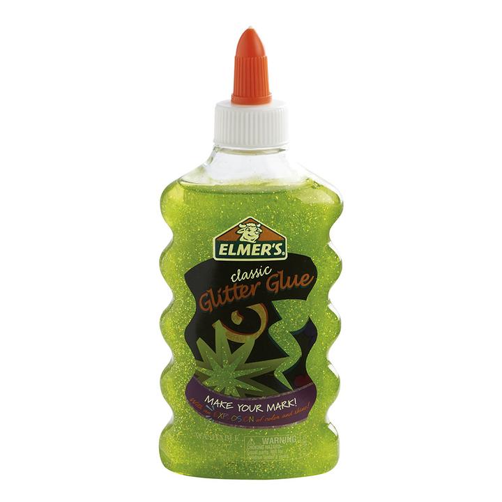 Pegamento Liquido Glitter Verde 1 Pz