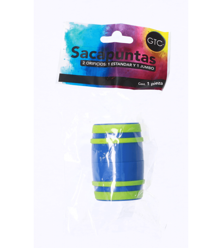 Sacapuntas 2 Orificios Estandar Y Jumbo 1 Pz