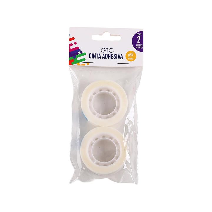 Gtc Set De Cinta Adhesiva Invisible Con 2 Pz