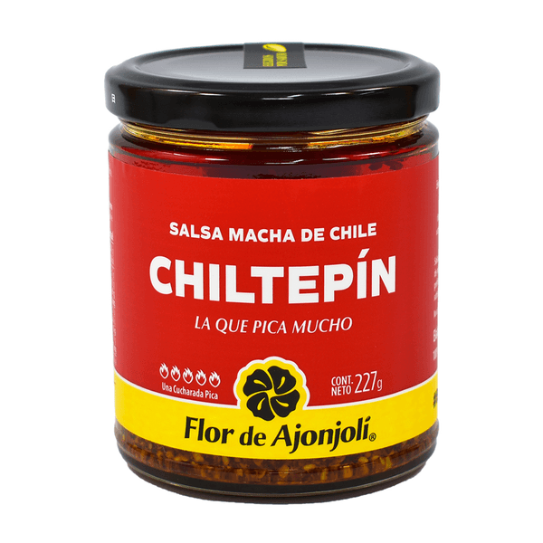 Flor De Ajonjoli Salsa Macha De Chiltepin 227 G