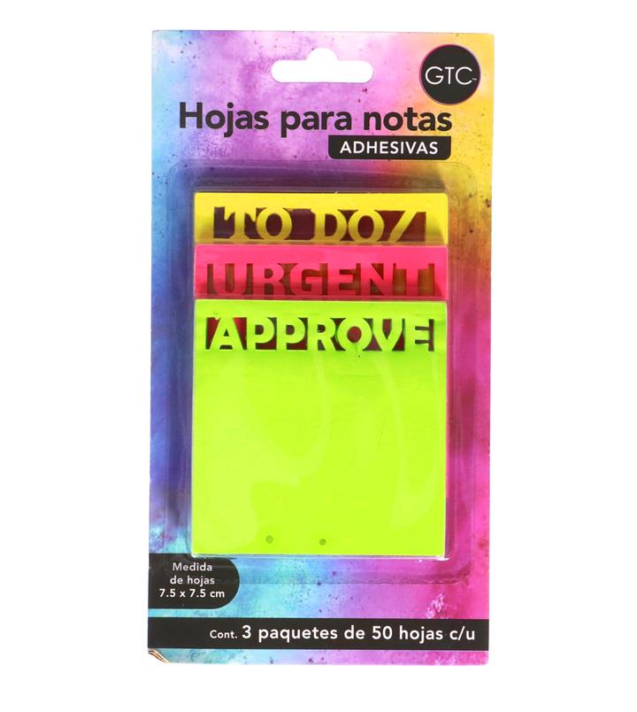Notas Adhesvias 150 Hojas 1 Pz