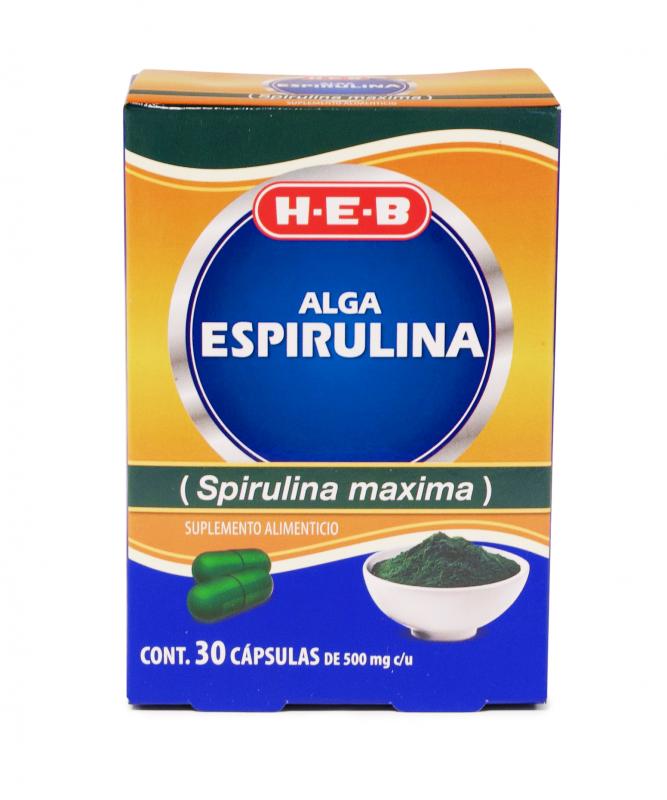 Alga Espirulina 30 Capsulas 30 Pz