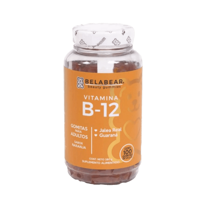 Belabear Vitamina B-12 Gomitas Naranja Con 100 Pz