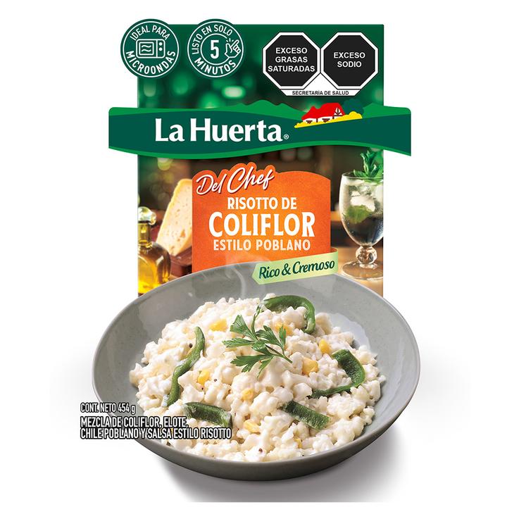 Bits De Coliflor Estilo Risotto Poblano La Huerta 454g