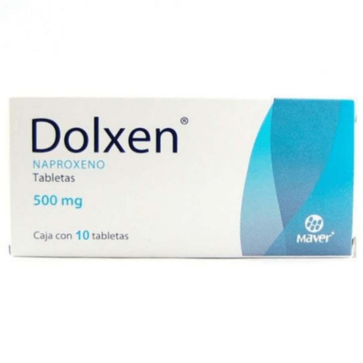 Dolxen Naproxeno 500 Mg 10 Tabletas