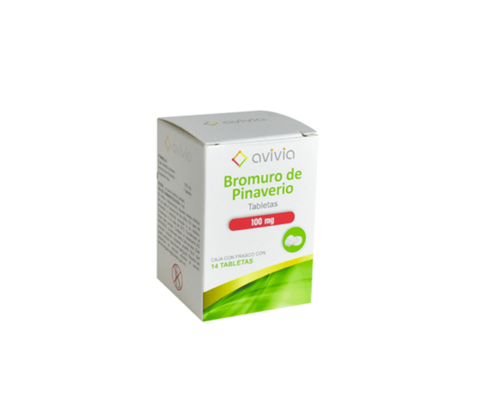 Bromuro De Pinaverio 100 Mg Tabletas 14 Pz