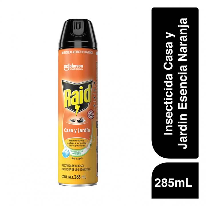 Insecticida Con Esencia De Naranja 285 Ml