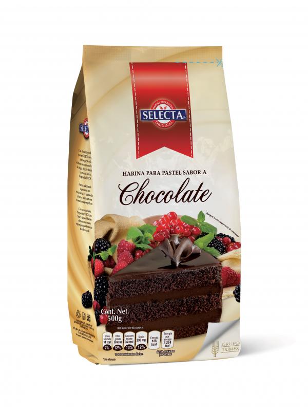 Selecta Harina Para Pastel Sabor Chocolate 500 G