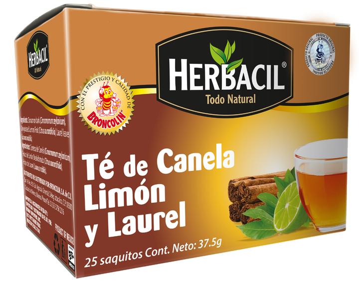 Herbacil Te De Canela, Limon Y Laurel Con 25 Pz