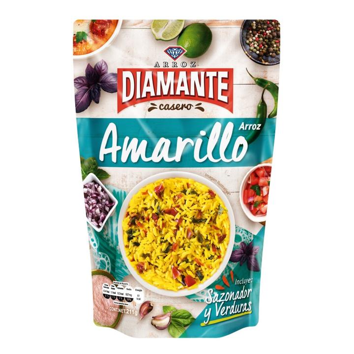 Diamante Arroz Casero Amarillo 211 G