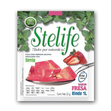 Polvo Para Gelatina Jelly Fresa 25 G