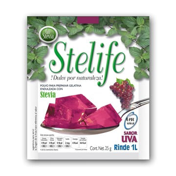Polvo Para Gelatina Jelly Uva 25 G