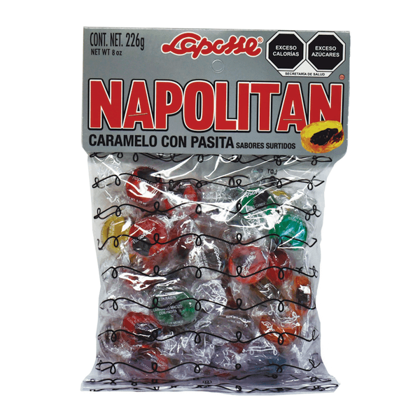 Caramelo Con Pacita Napolitan 1 Pz