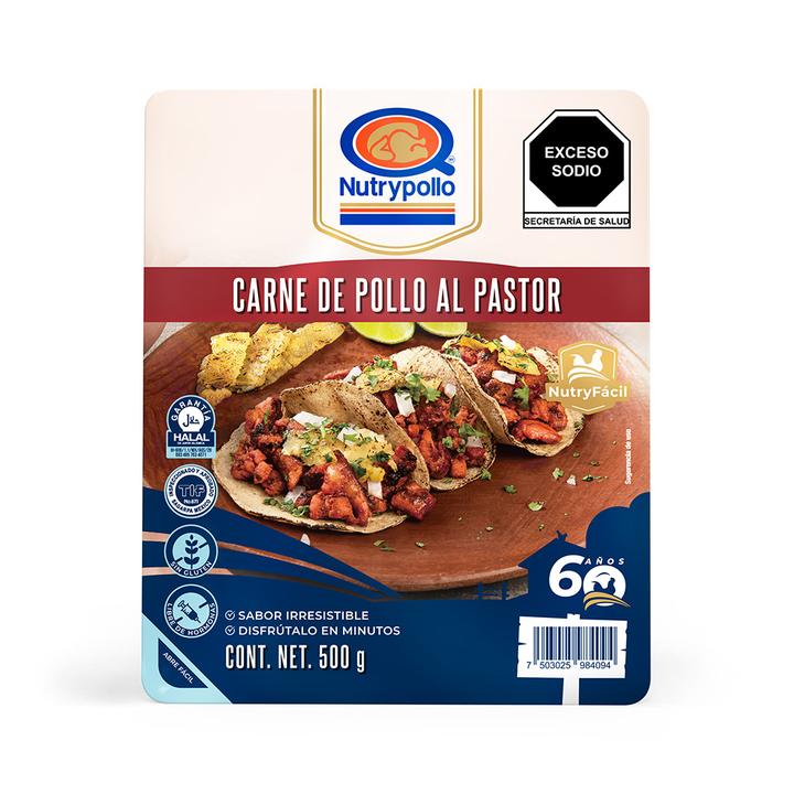 Nutrypollo Carne De Pollo Al Pastor 500 G