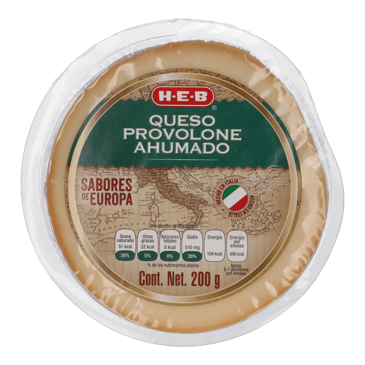 Heb Queso Provolone Ahumado 200 G