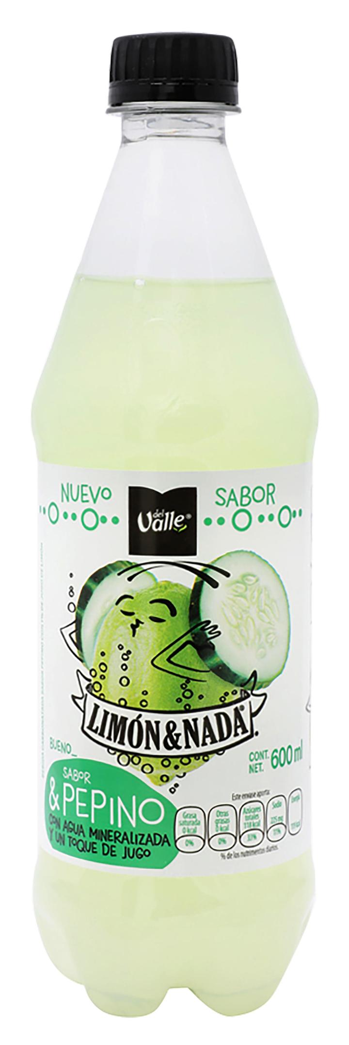 Del Valle Y Nada Limón Pepino 600 Ml 600 Ml