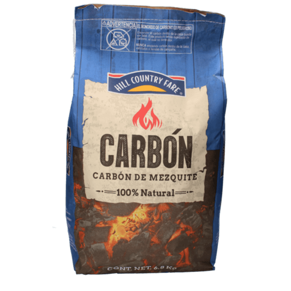 Hcf Carbón De Mezquite 100% Natural 6.8 Kg 1 Pz