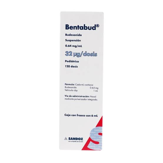 Sandoz Bentabud Budesonida 0.64 Mg 6 Ml