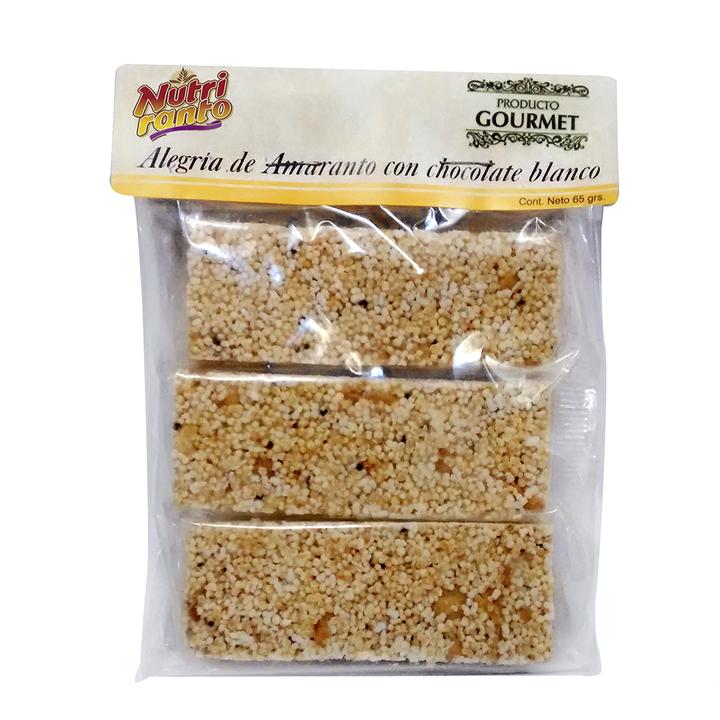 Amaranto Con Chocolate Blanco 65 G 3 Pz