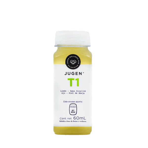 Tónico Jugen T1 Shot Antibiótico Limón 60 Ml