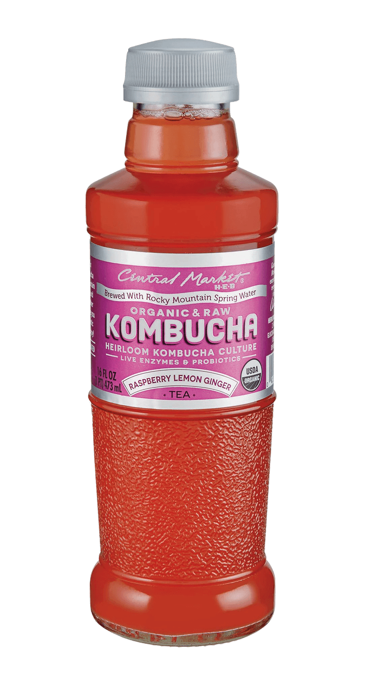 Kombucha Frambuesa Limón Y Jengibre 473 Ml