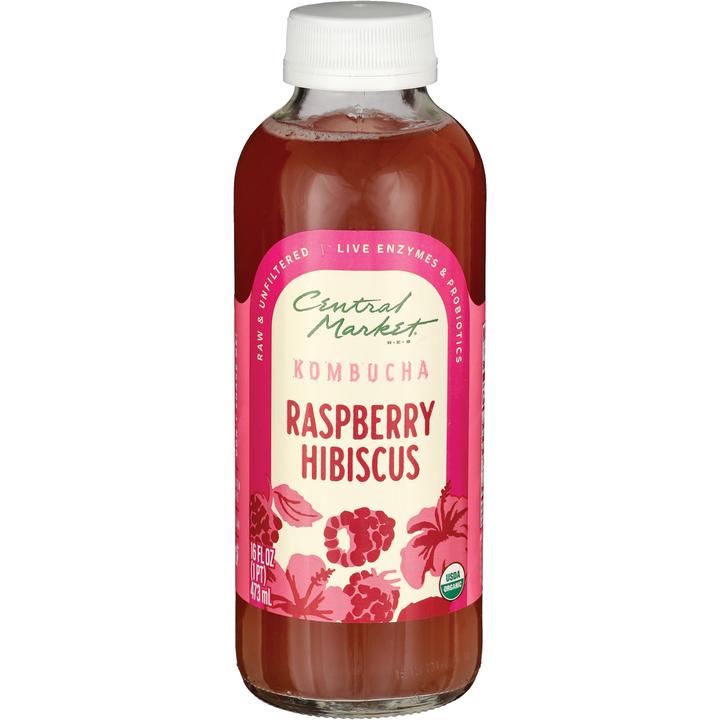 Kombucha Té Hibisco De Frambuesa 473 Ml