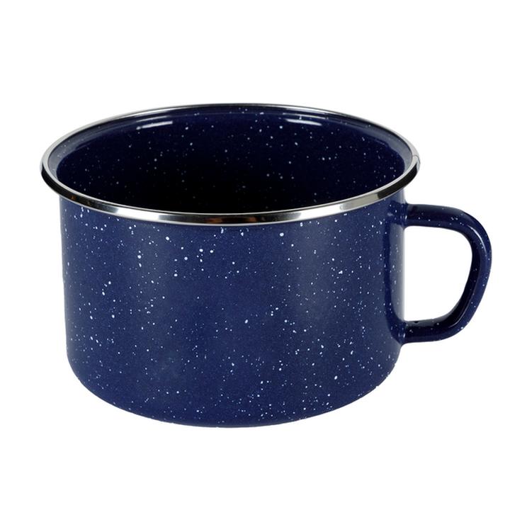 Cazo Ekco Con Mango De Acero Esmaltado Azul 14 Cm
