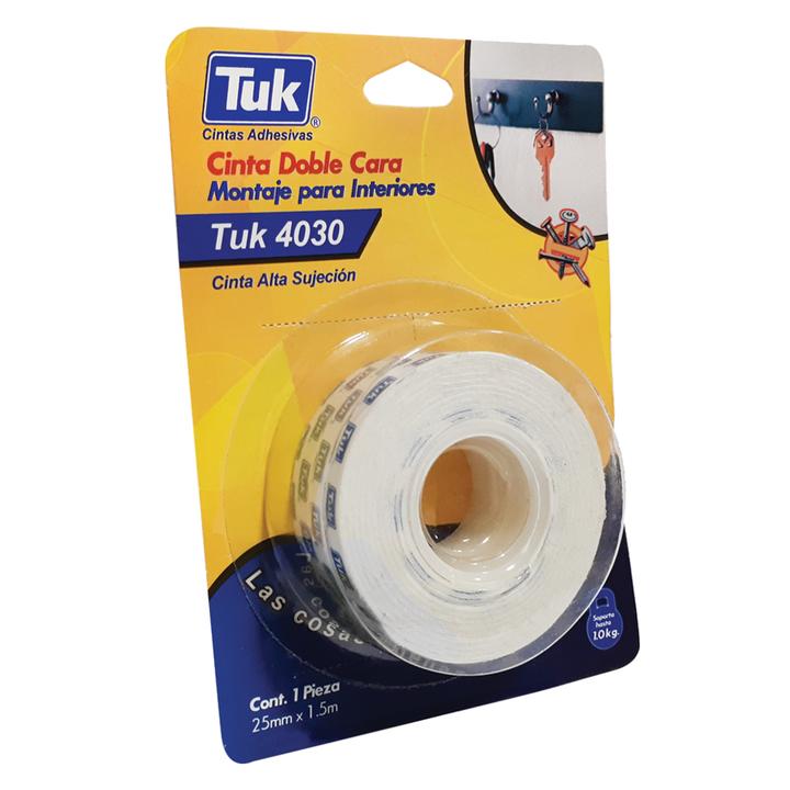 Cinta Tuk Doble Cara 25 Mm X 1.5 M