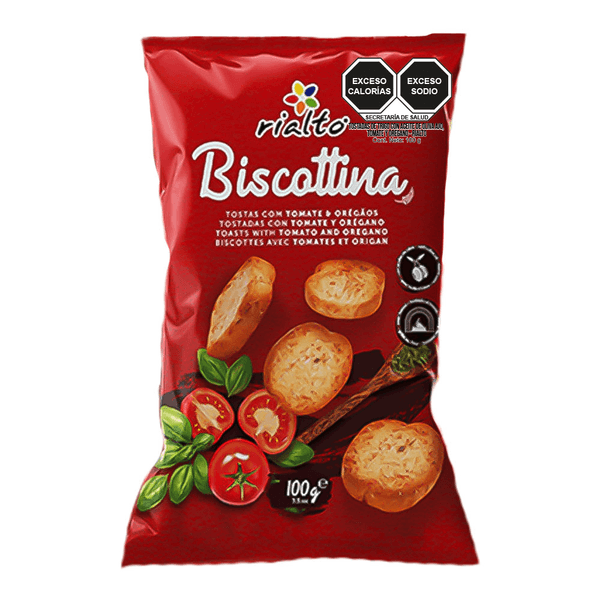 Rialto Biscottina Tomate Y Orégano Paquete 100 G