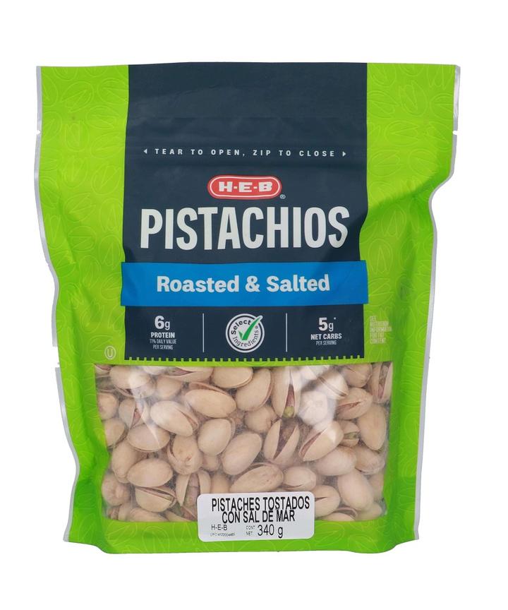 Heb Pistache Tostados Con Sal De Mar 340 G