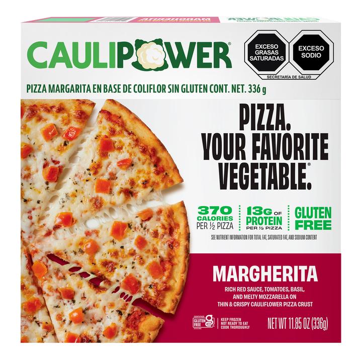 Pizza Margarita Con Base De Coliflor Sin Gluten Caulipower 336 G