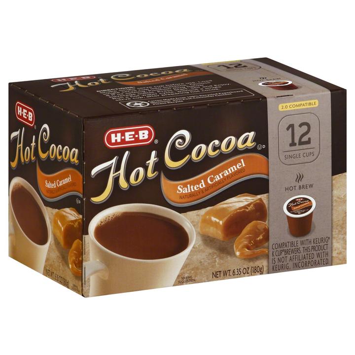 Heb Cápsulas Saborizantes Chocolate Con Caramelo Con 12 Pz