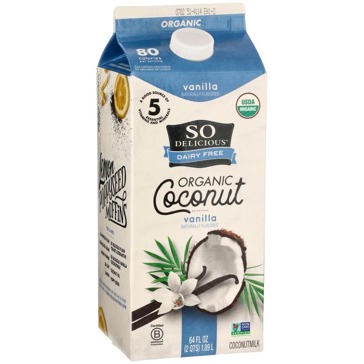 Leche Coco Organica Vainilla 1.89 L