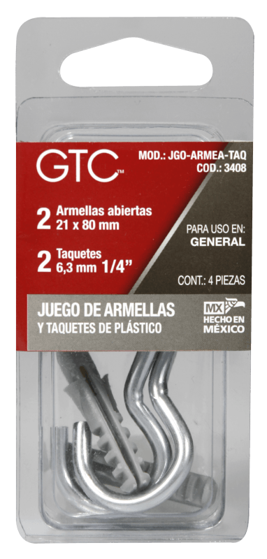 Juego De Armellas Con Taquetes Jgo-Armea-Taq 1 Pz