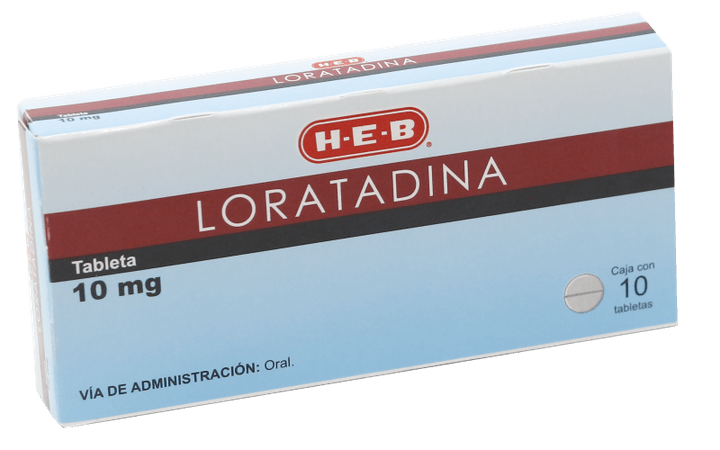 Loratadina 10 Mg 10 Tabletas Gen 10 Pz