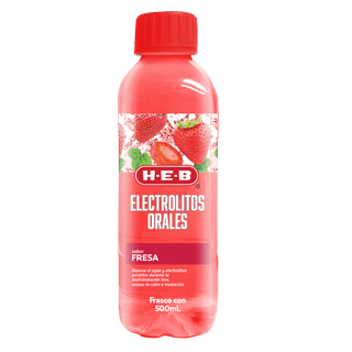 Heb Electrolitos Orales Sabor Fresa 500 Ml